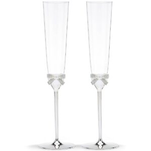 Elegant Champagne Flute Set - 2 Piece