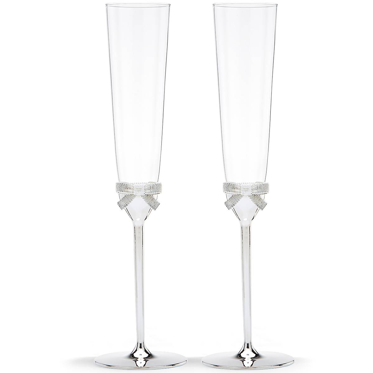 Elegant Champagne Flute Set - 2 Piece