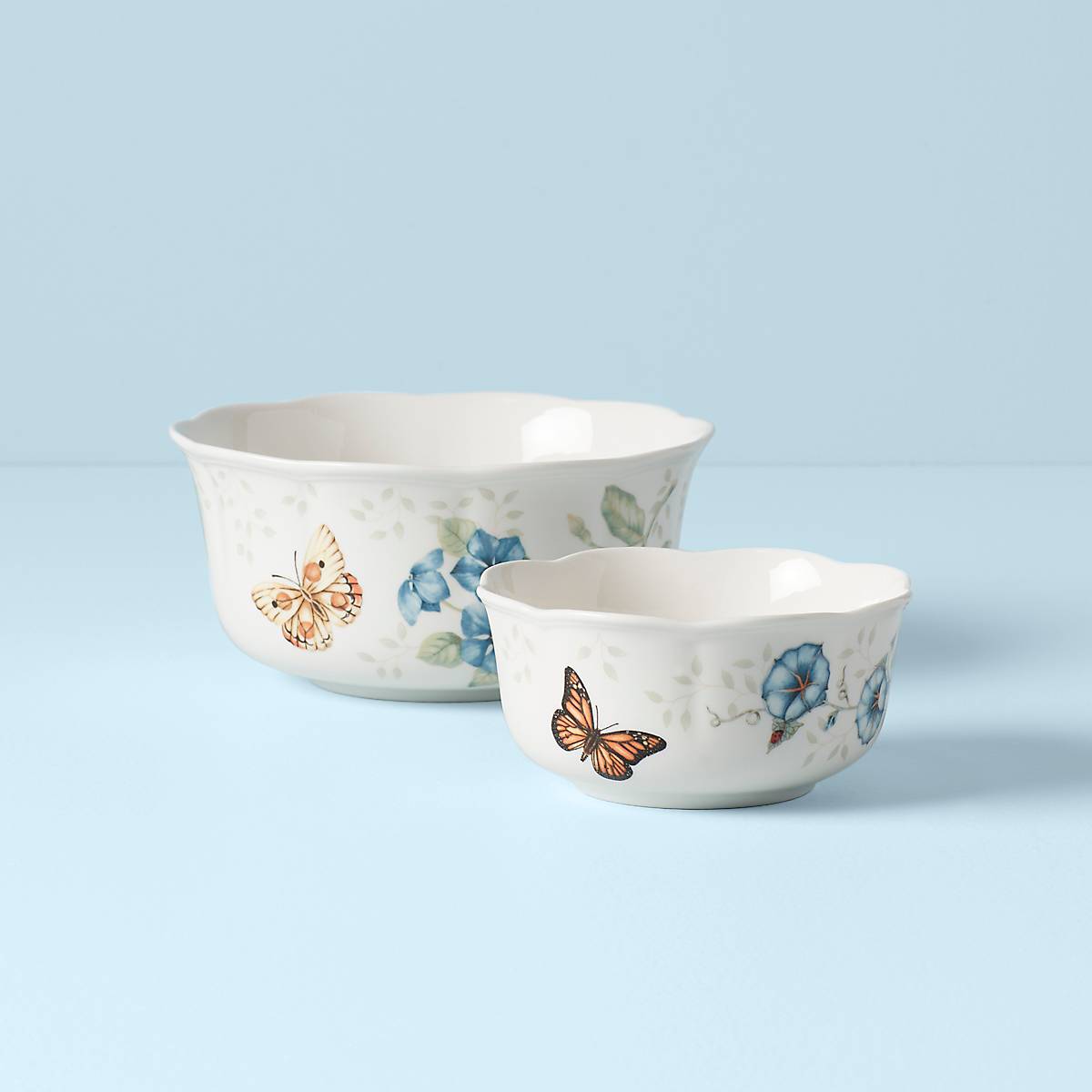 Garden Butterfly Nesting Bowls, 2-Piece Set - Image 2