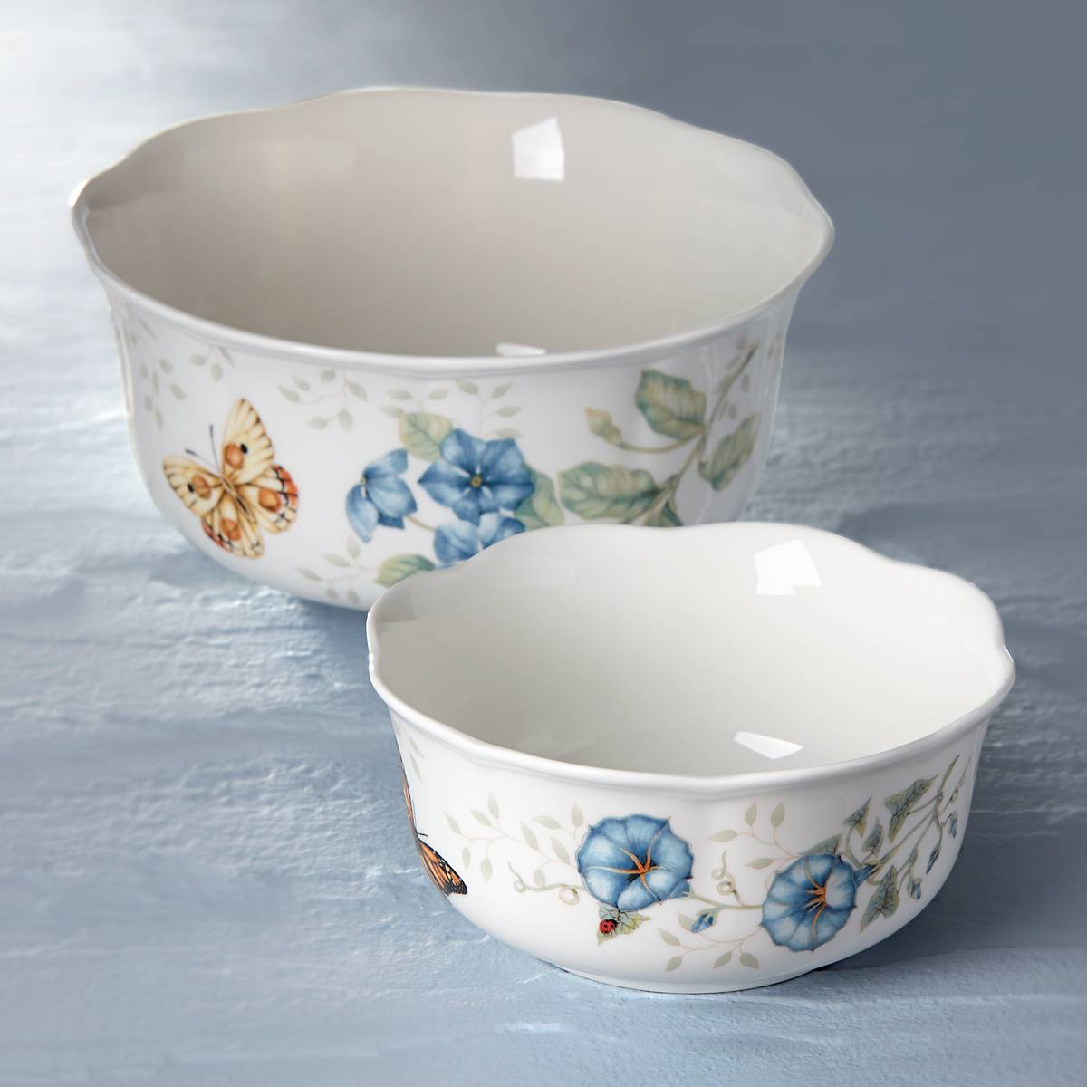 Garden Butterfly Nesting Bowls, 2-Piece Set - Image 4