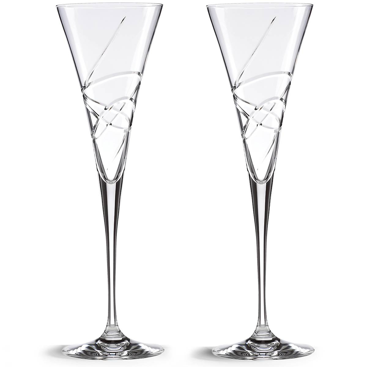 Crystal Toasting Flute Set - 2 Piece