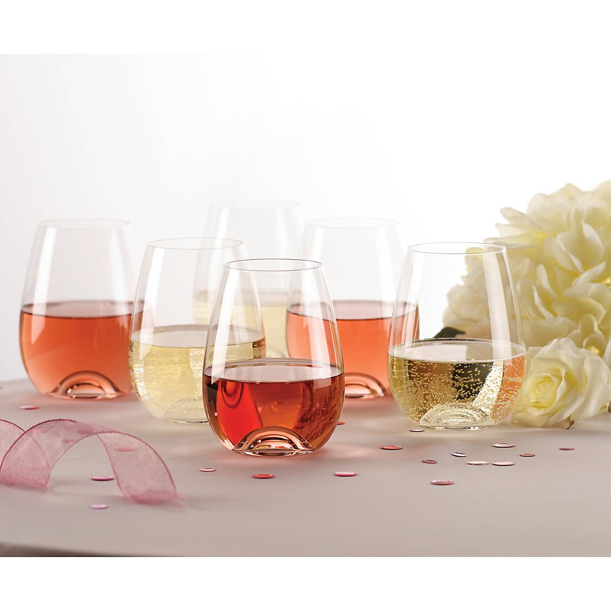 Stemless Wine Glasses - Set of 6 - Image 7