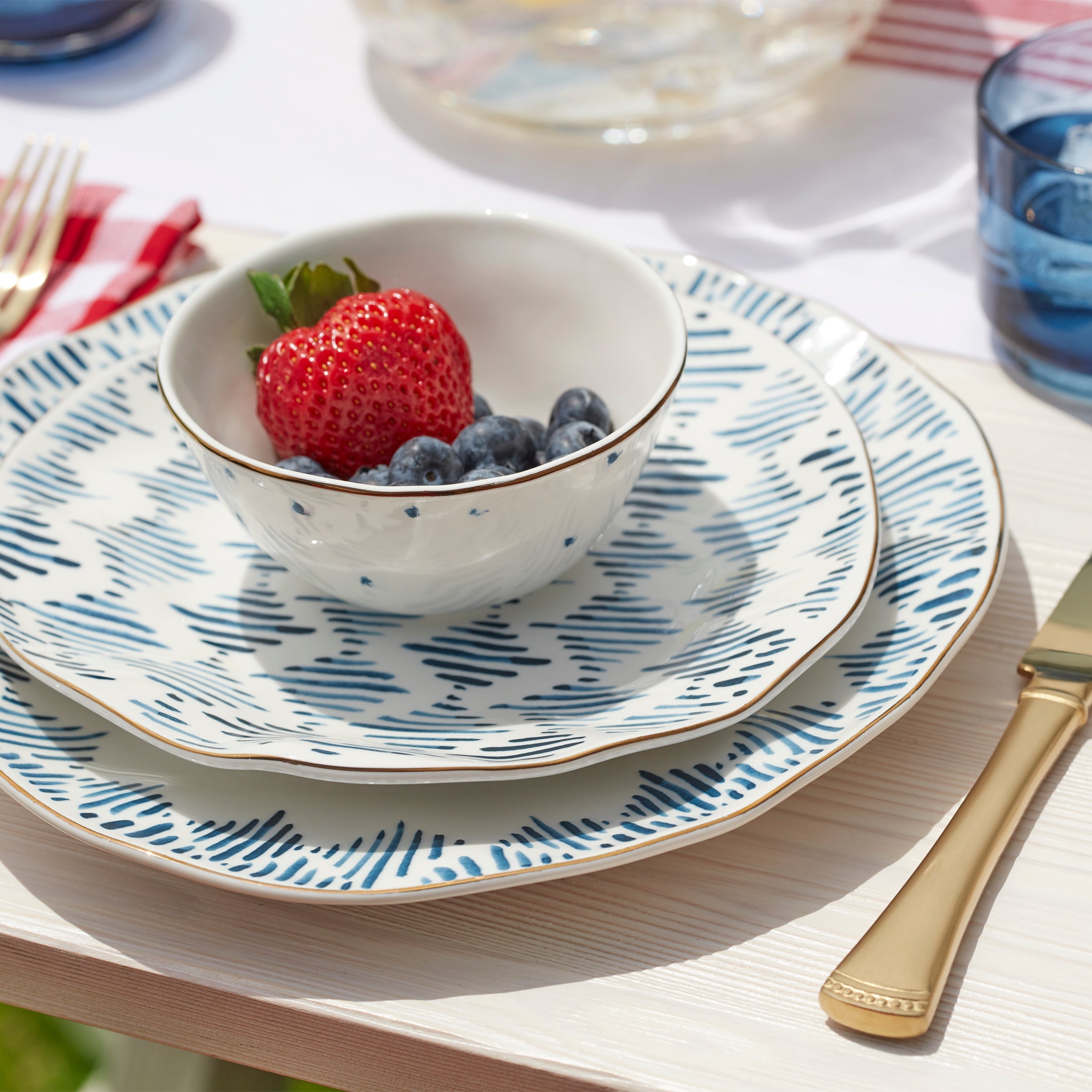 Assorted Porcelain Dessert Bowls, Set of 4 - Image 2