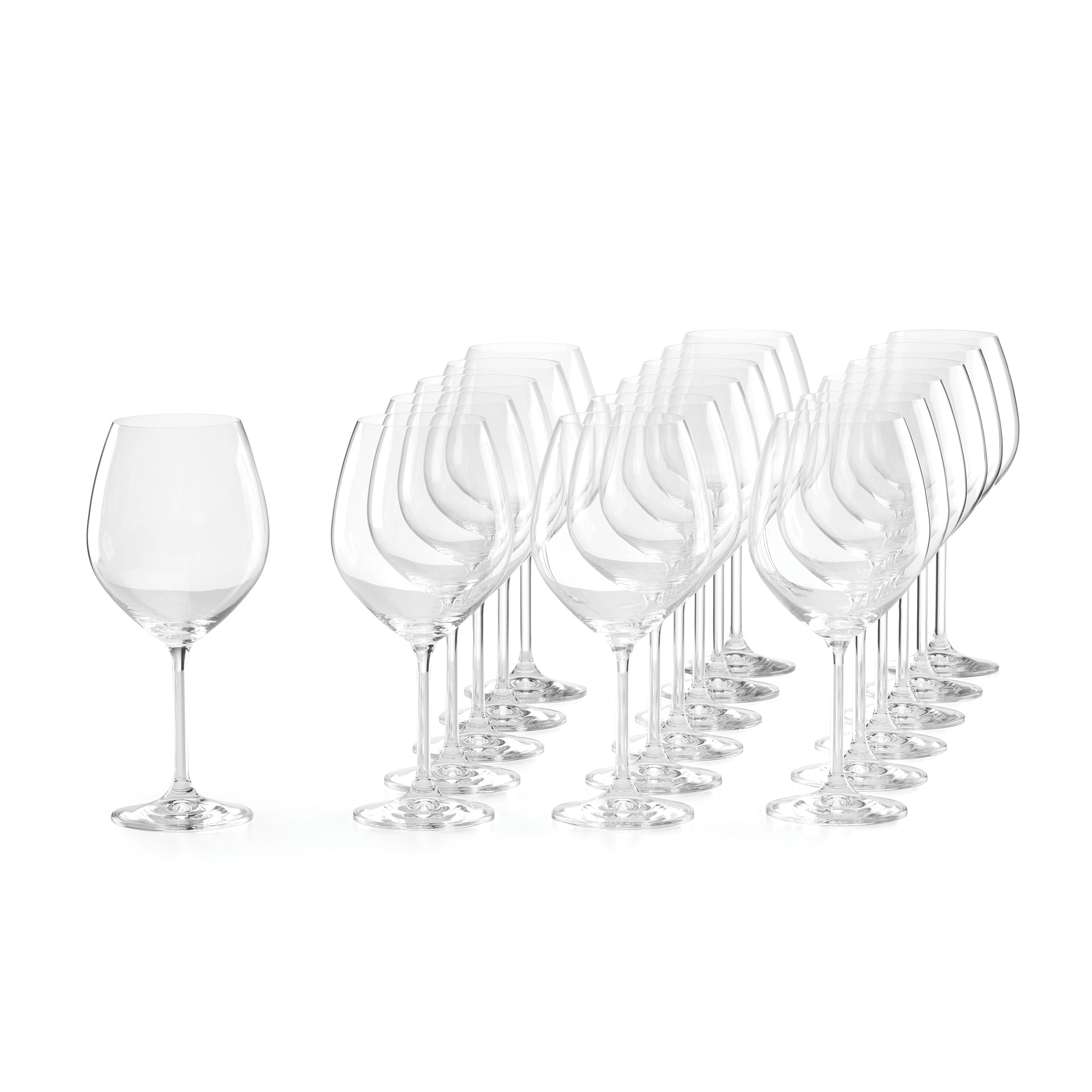 Red Wine Glasses - 18 Piece Set - Image 3