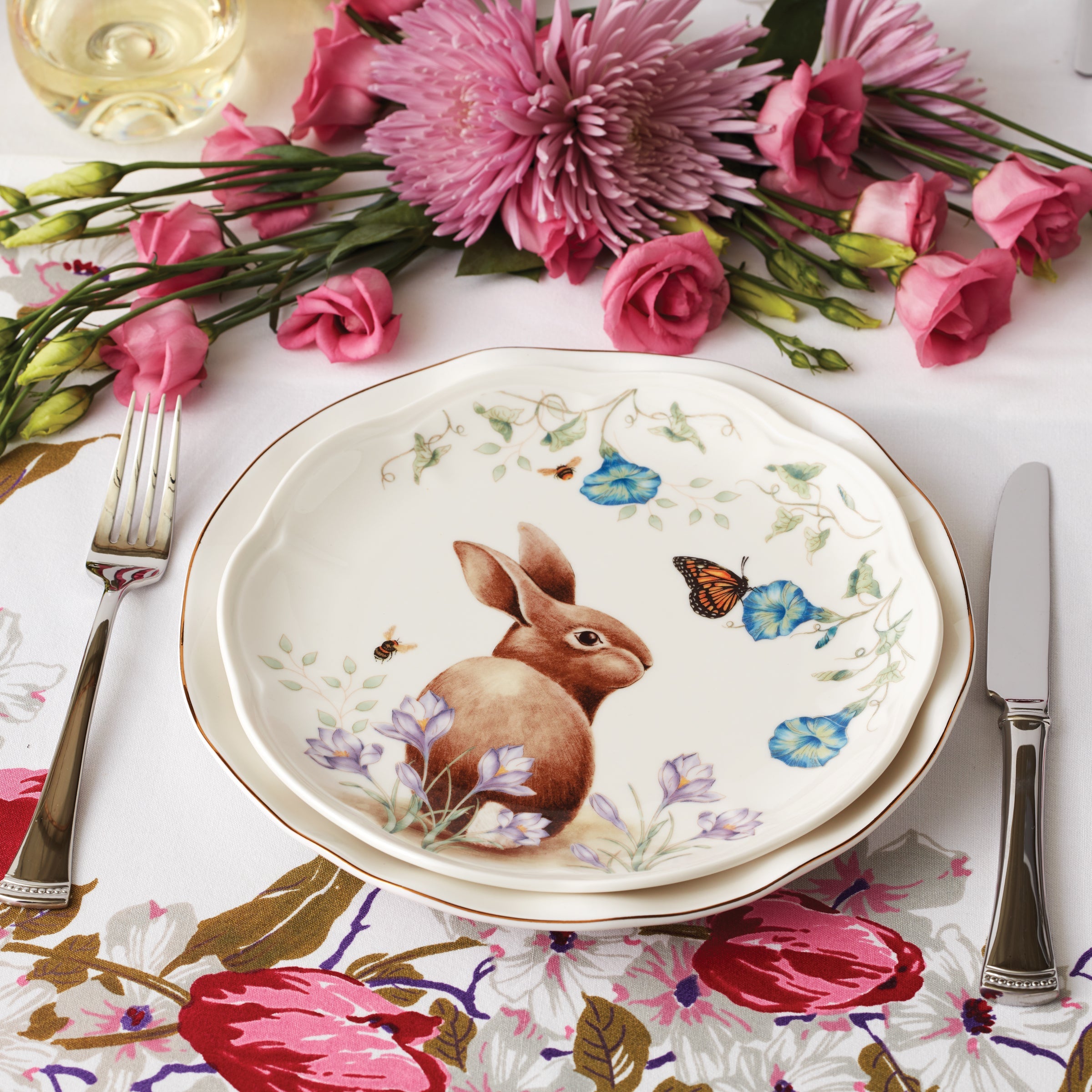 Butterfly Vine Tidbit Decorative Plates, Set of 4 - Image 4