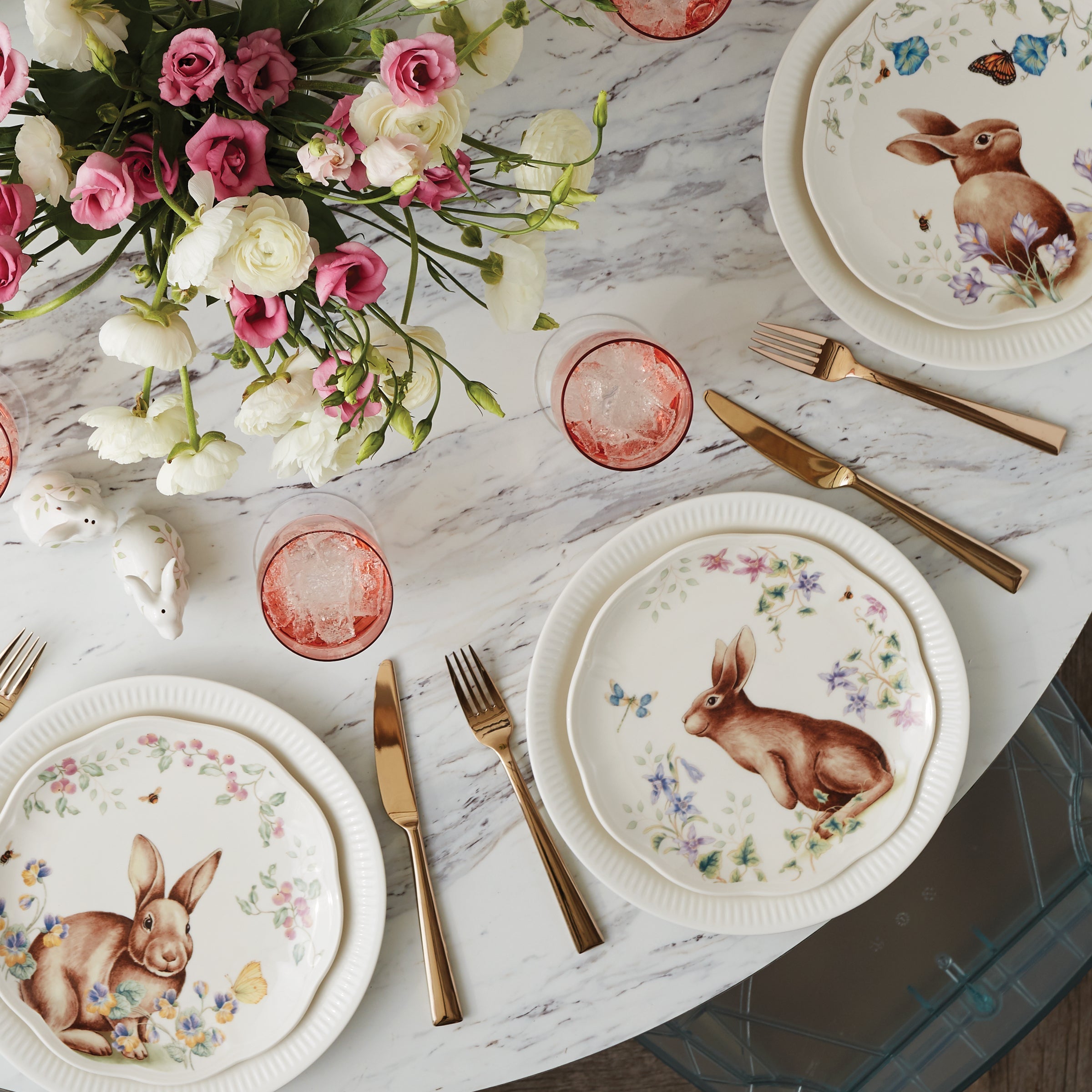 Butterfly Vine Tidbit Decorative Plates, Set of 4 - Image 5