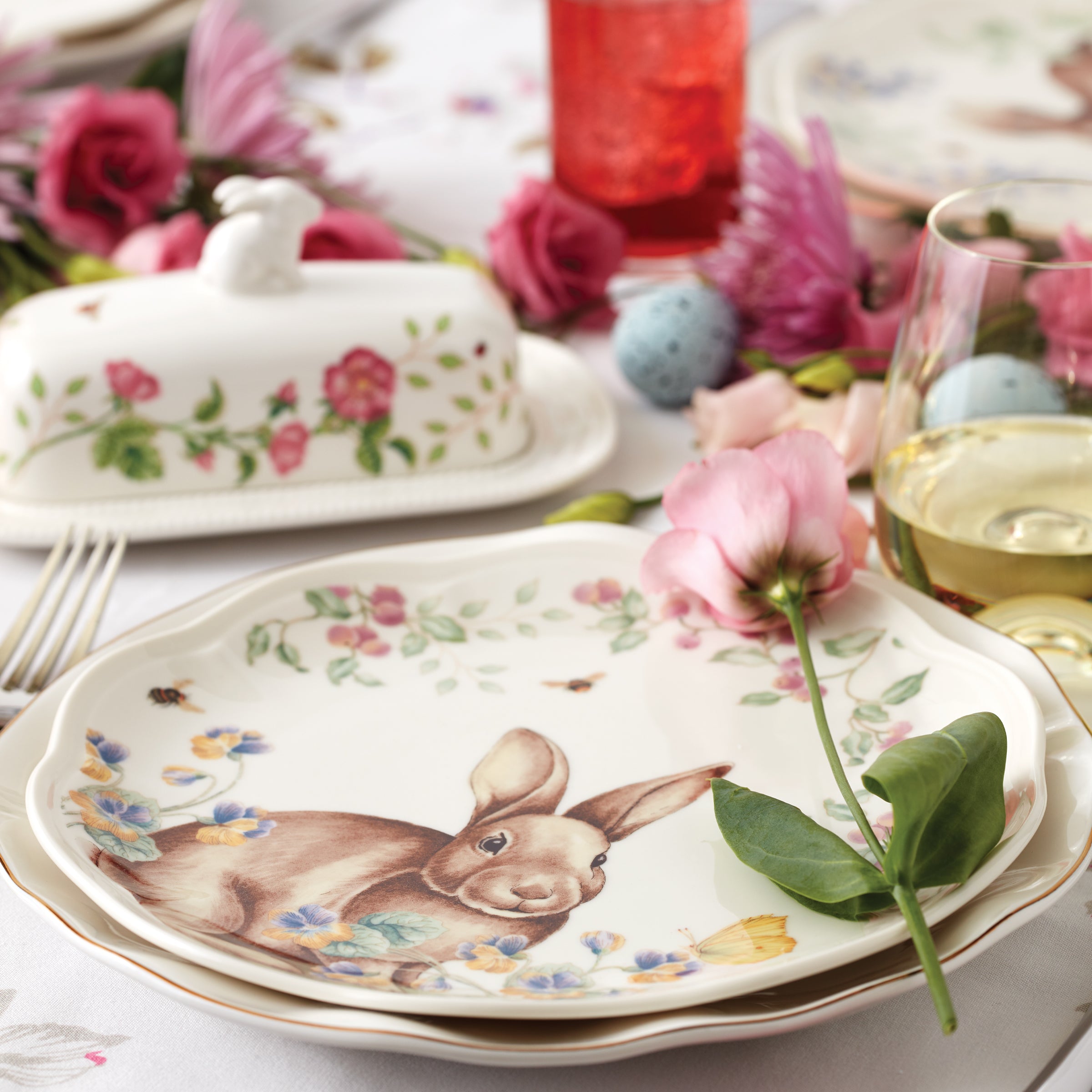 Butterfly Vine Tidbit Decorative Plates, Set of 4 - Image 3