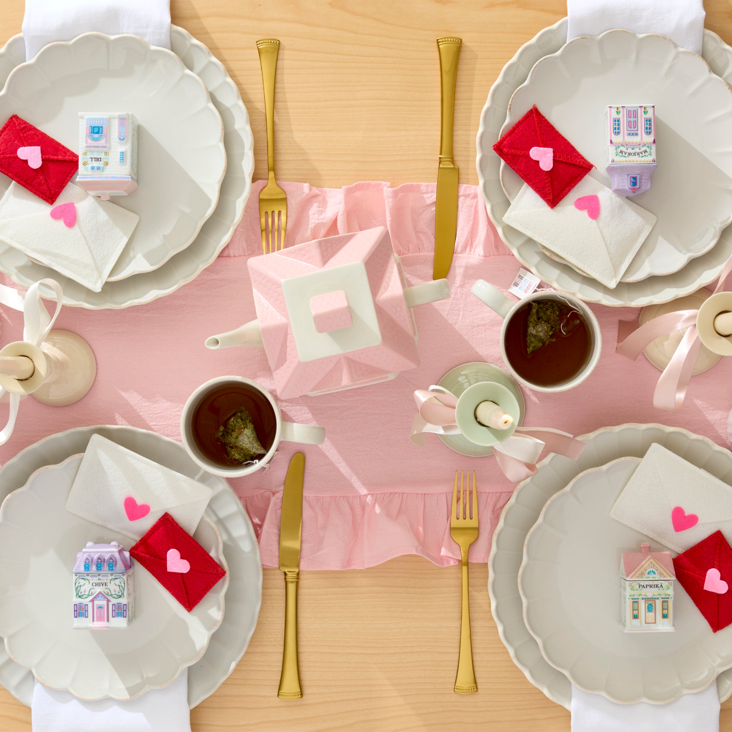 White Scalloped Stoneware Dinnerware Set, 12-Piece - Image 2