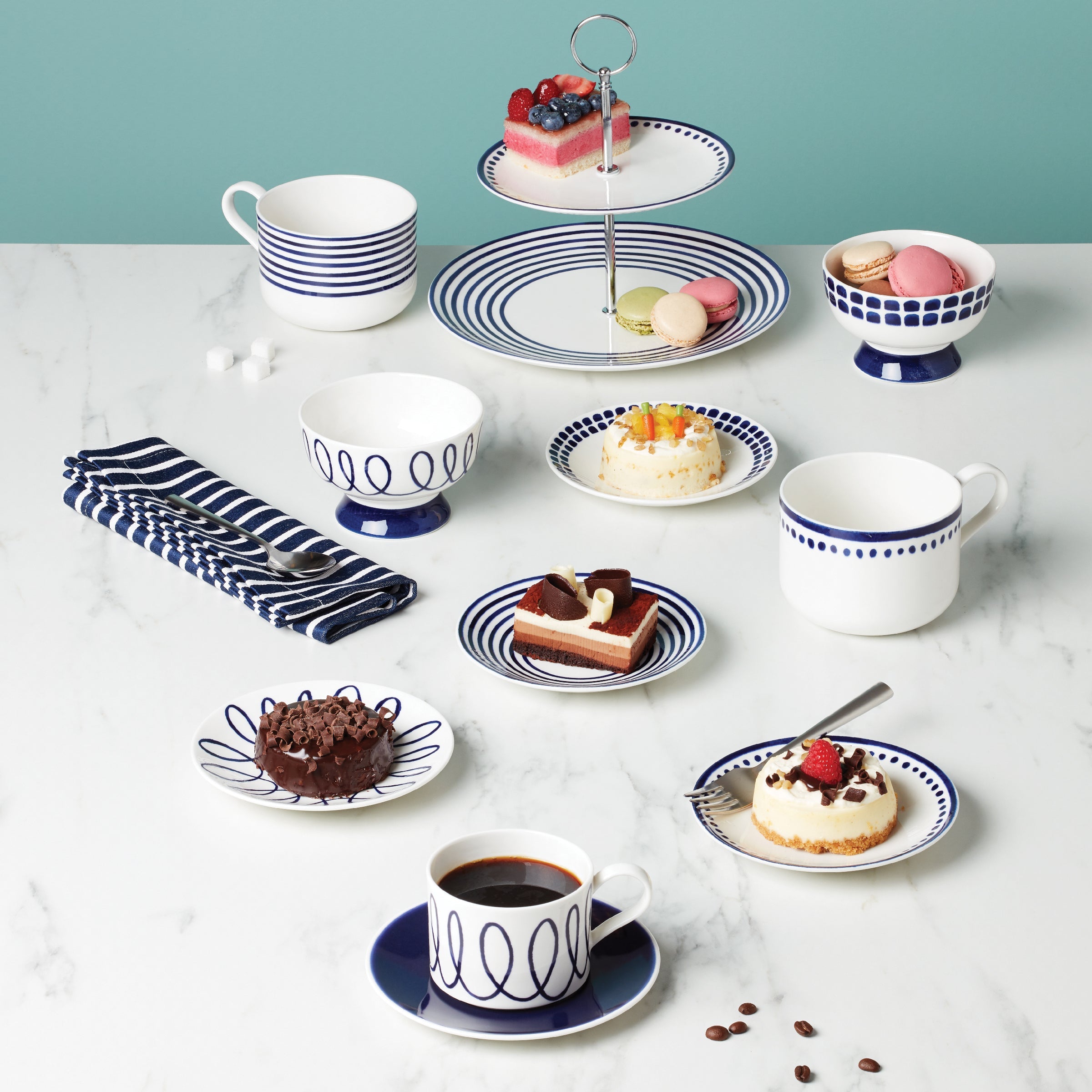 Charlotte Street Tidbit Decorative Plates - Set of 4 - Image 2