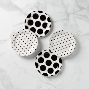 On The Dot Assorted Accent Decorative Plates - Set of 4
