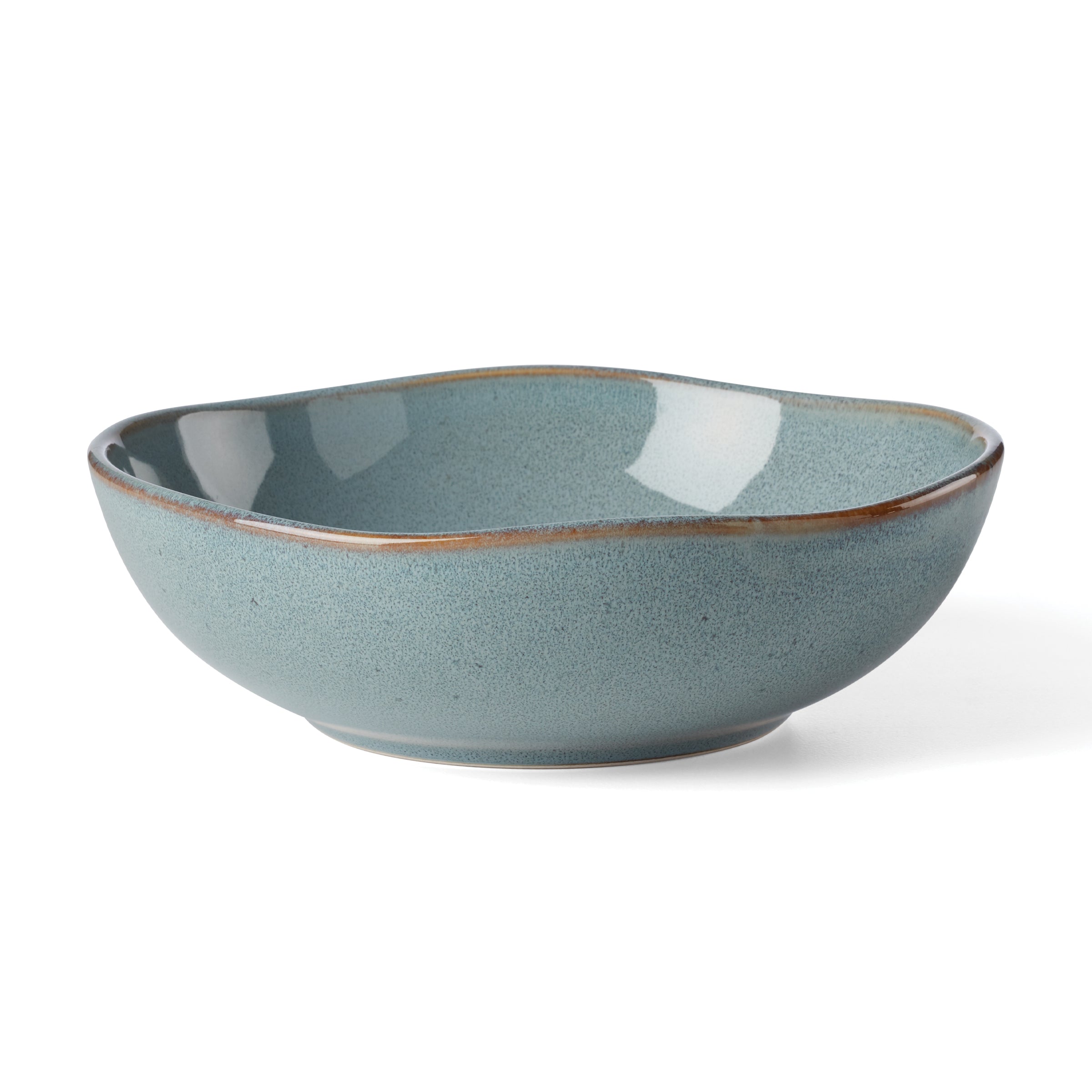 Slate Blue Stoneware Dinnerware Set, 12-Piece - Image 7