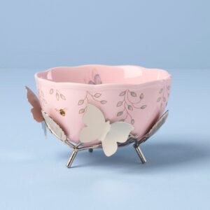 Mini Floral Display Bowl with Metal Stand