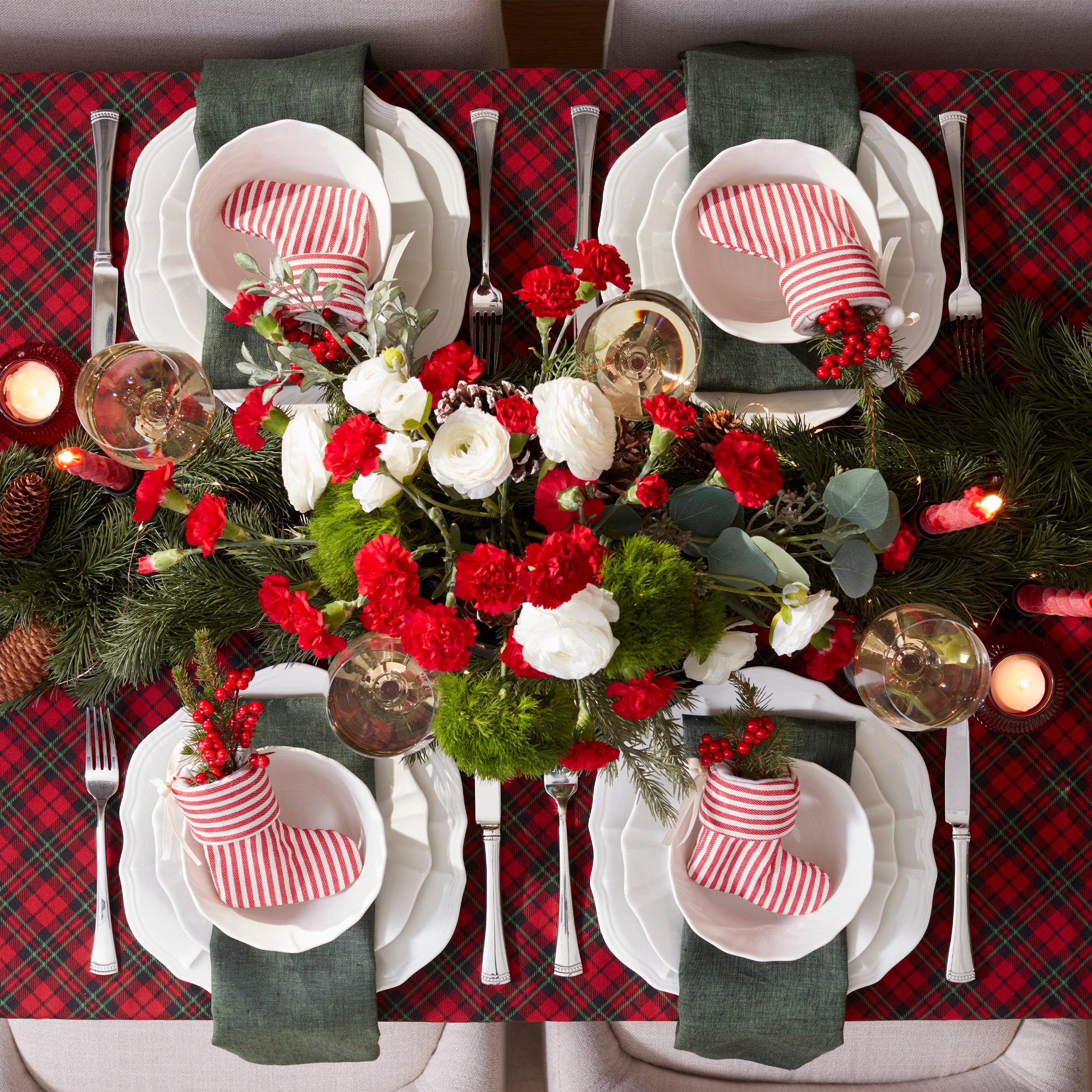 Glossy White Porcelain Dinnerware Set, 12-Piece - Image 3