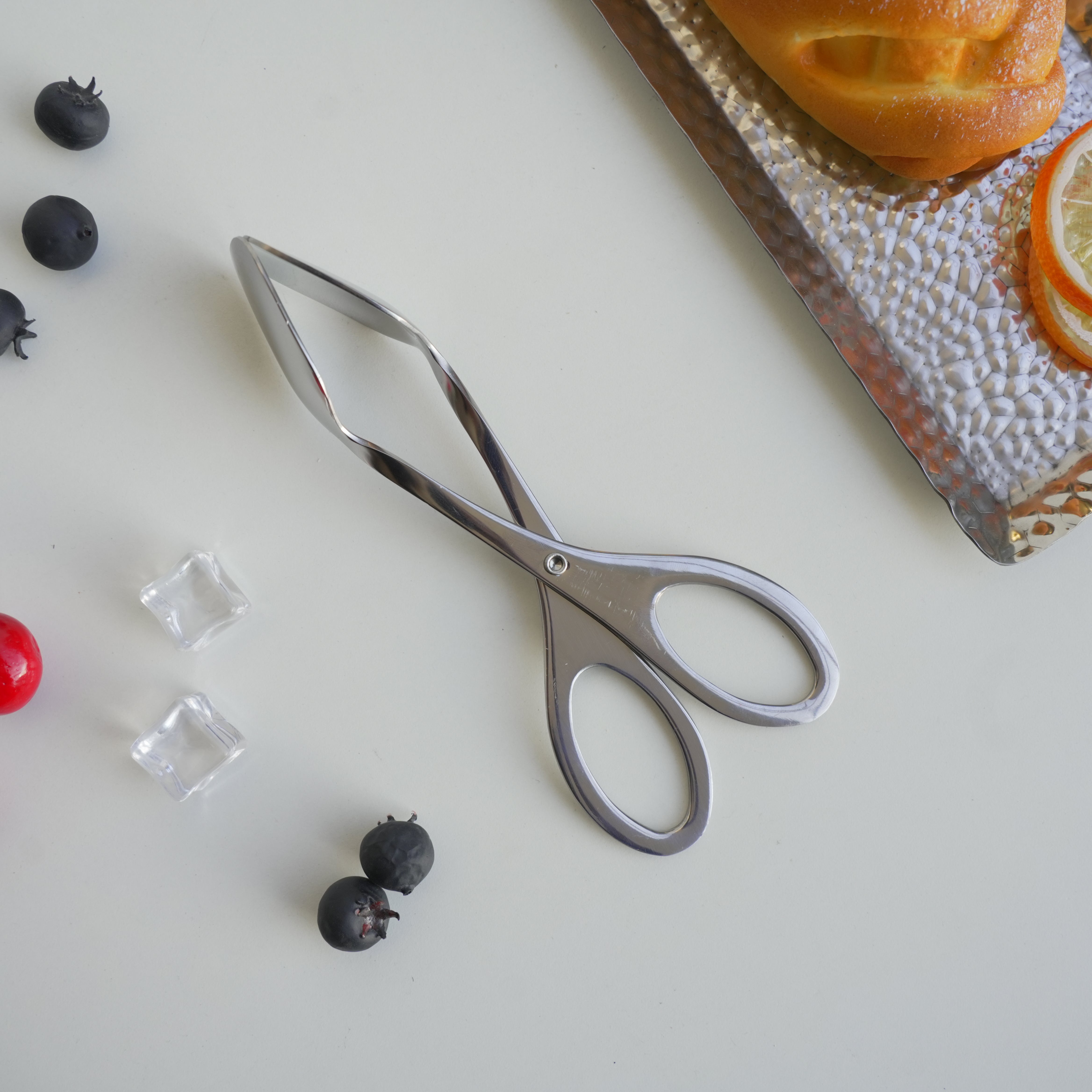 Small Clip Tong | Scissors shape | Gold Silver | Stainless Steel - Image 12