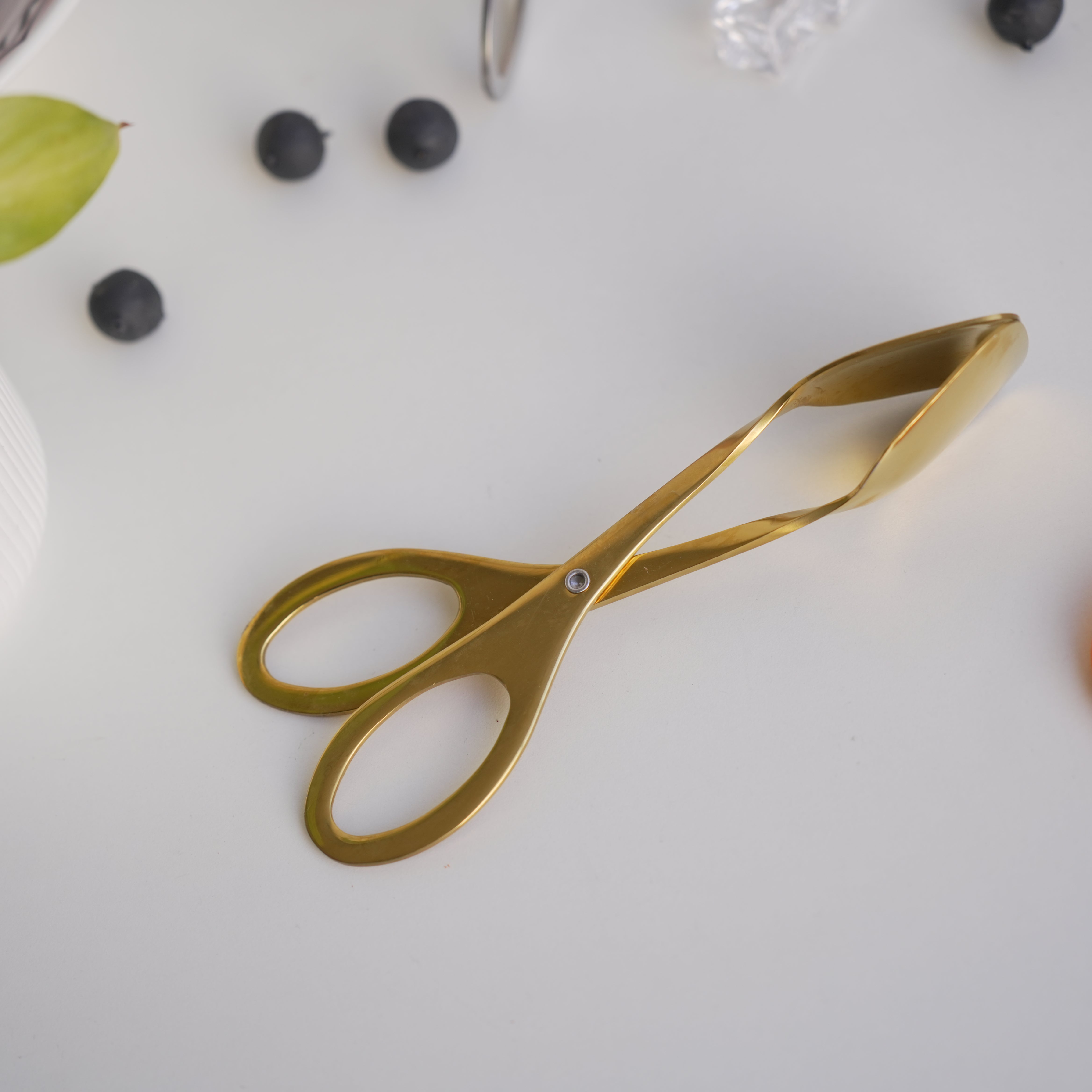 Small Clip Tong | Scissors shape | Gold Silver | Stainless Steel - Image 6