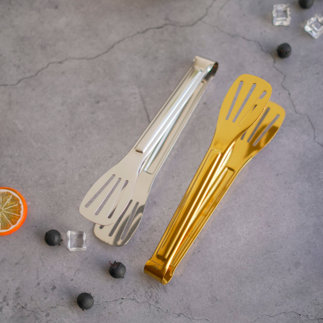 Classic Multipurpose Tong | 4 sizes | Gold & Silver | Stainless Steel - Image 39