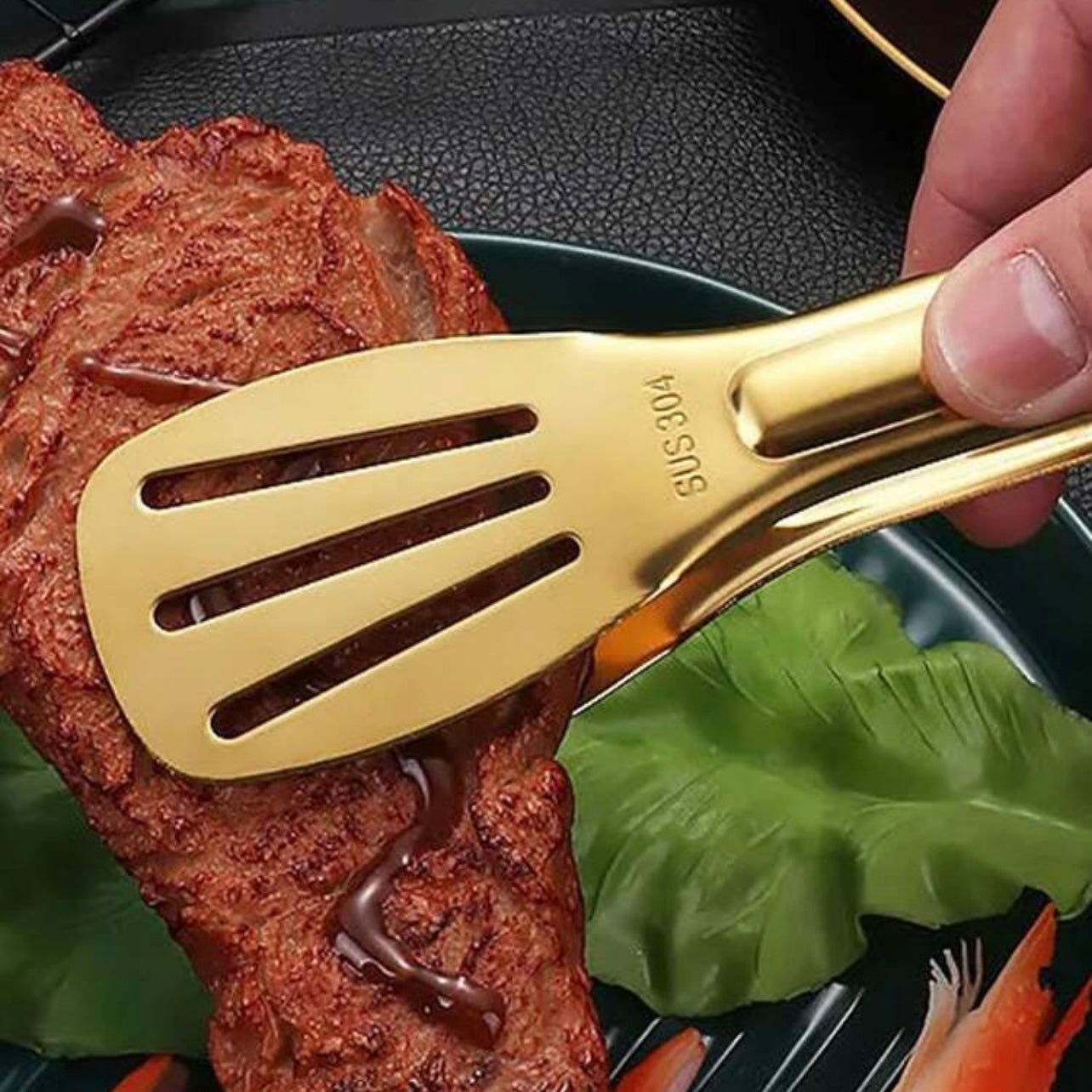 Classic Multipurpose Tong | 4 sizes | Gold & Silver | Stainless Steel - Image 6
