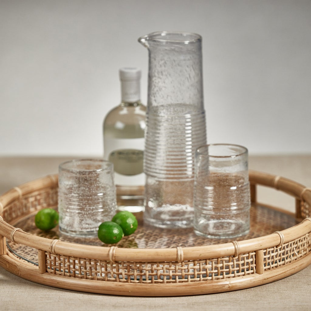 Bubble Glass Pitcher and Drinkware Collection - Image 2
