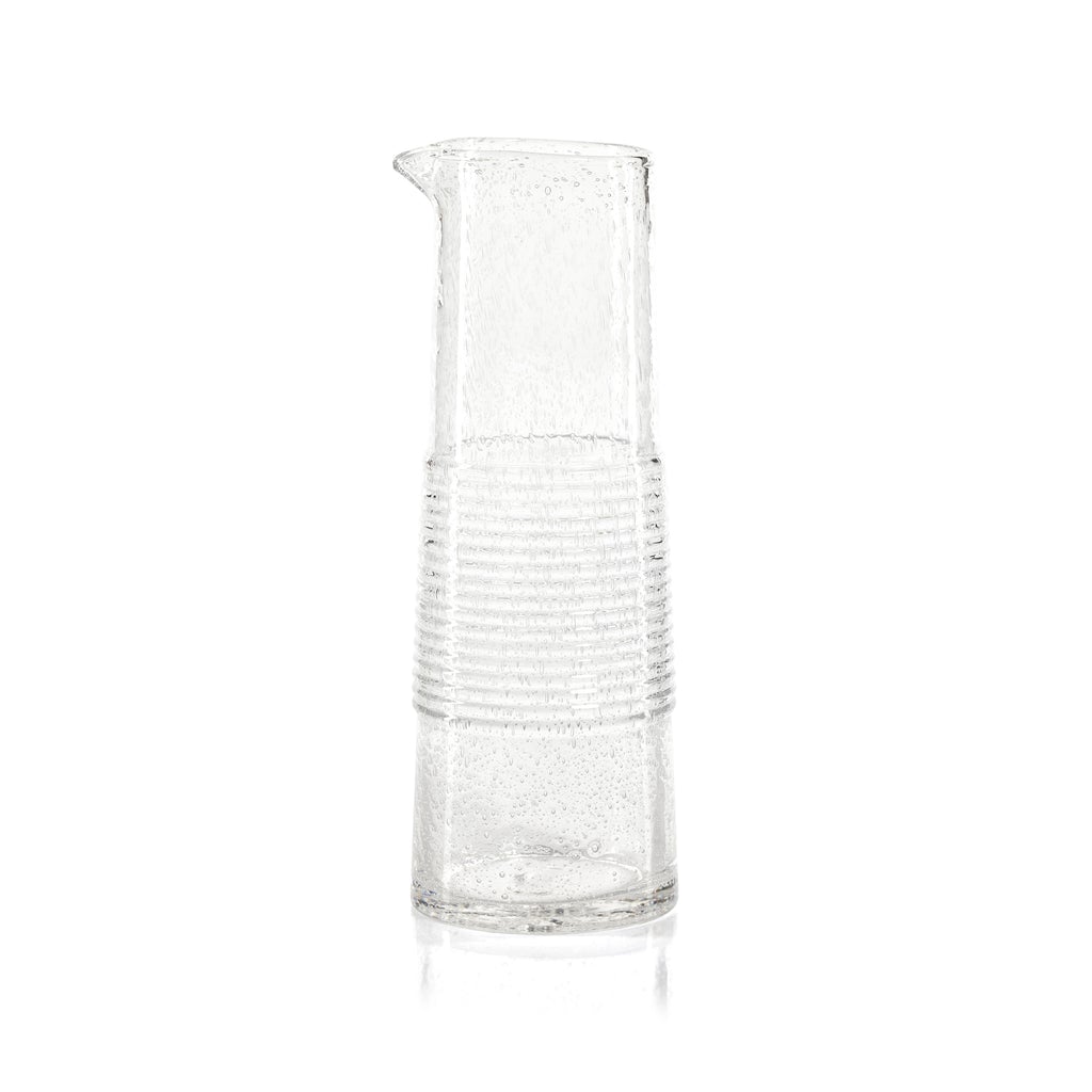 Bubble Glass Pitcher and Drinkware Collection