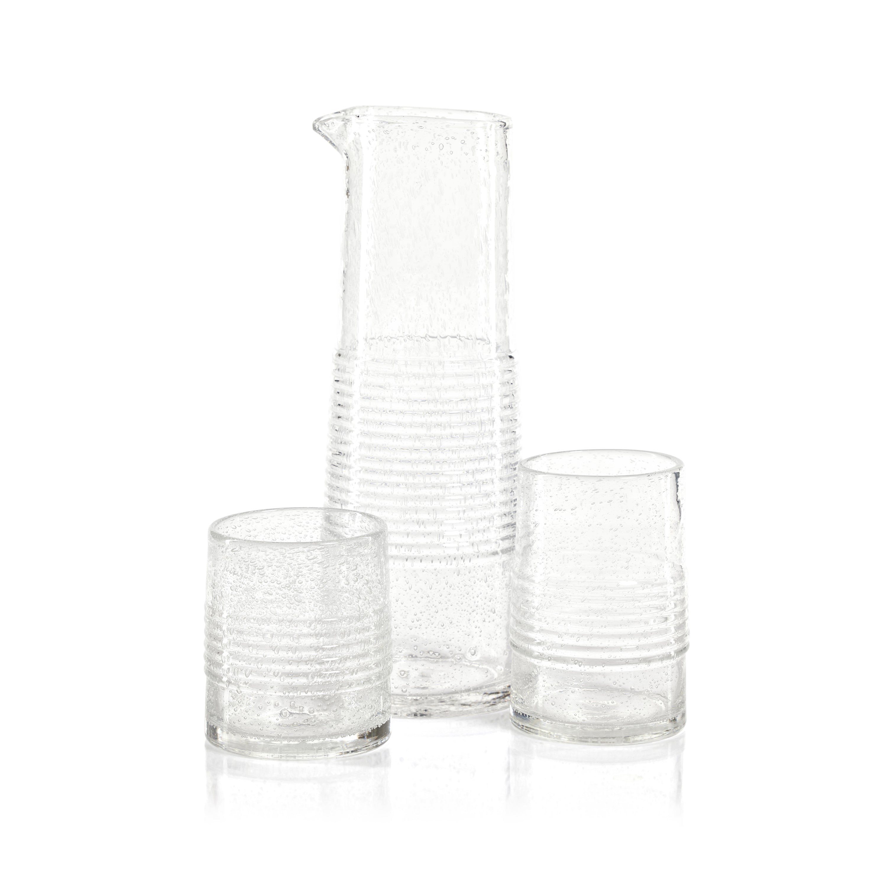 Bubble Glass Pitcher and Drinkware Collection - Image 4