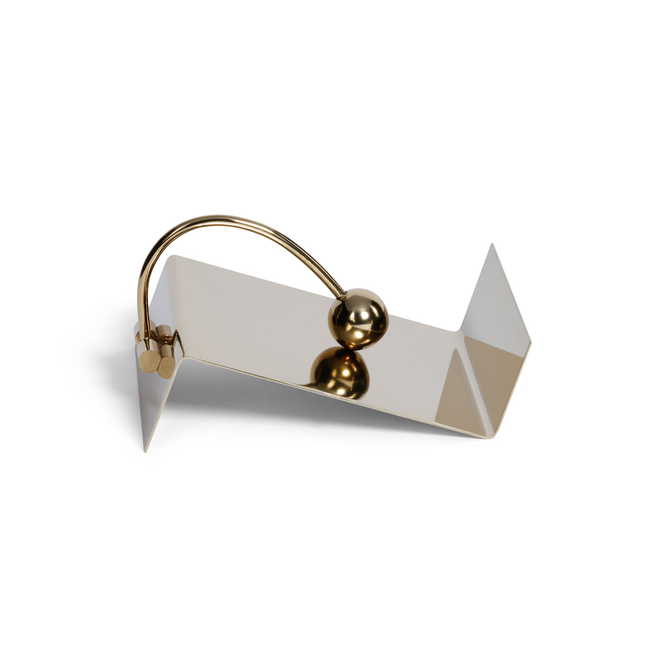 Polished Gold Cocktail Napkin Holder - Image 3